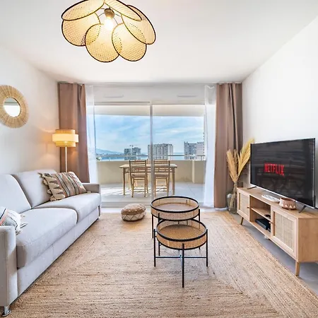 Apartment Terrasse Vue Mer, 5mn Monaco, Parking - An